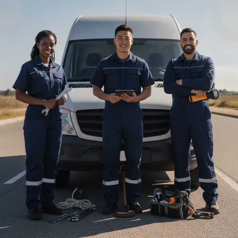 Autosleepdienst team in Amsterdam-Zuidoost